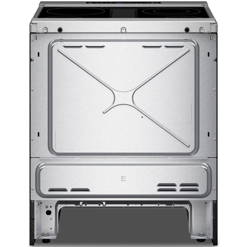 KitchenAid 30 in. 6.4 cu. ft. Air-Fry True European Convection Steam Slide-In Electric Range with Radiant Burners - Stainless Steel with PrintShield Finish, , hires