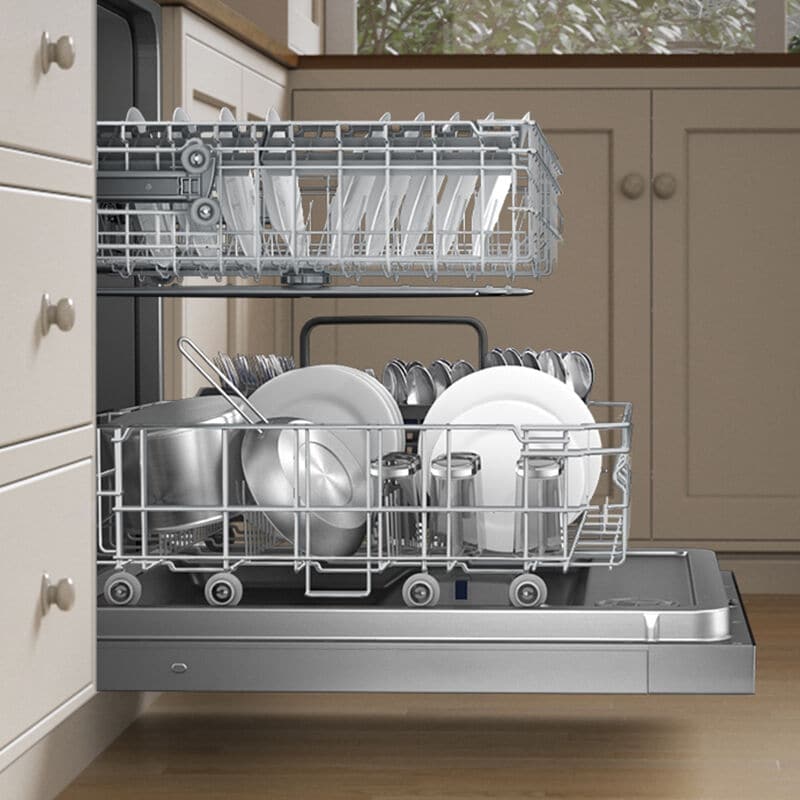 Samsung 24 in. Top Control Dishwasher with 53 dBa Sound Level - Stainless Steel, , hires