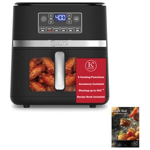 Kitchen Elite 5QT Air Fryer - Black, , hires