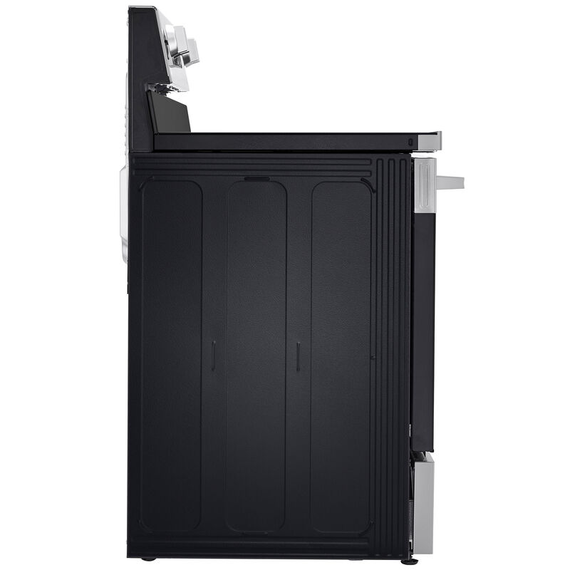 LG 30 in. 6.3 cu. ft. Smart Air-Fry True European Convection Electric Range with Radiant Burners - Stainless Steel, , hires