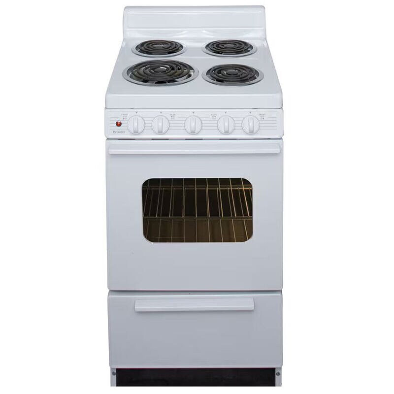 Premier 20 in. 2.4 cu. ft. Electric Range with Coil Burners - White, , hires