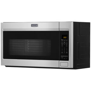 Maytag 30" 1.9 Cu. Ft. Over-the-Range Microwave with 10 Power Levels, 400 CFM & Sensor Cooking Controls - Fingerprint Resistant Stainless Steel, , hires