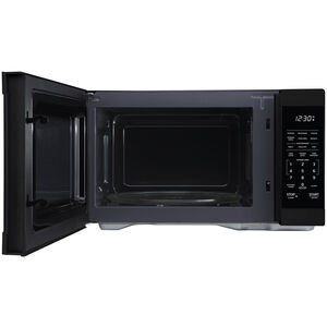 Sharp 21 in. 1.1 cu. ft. Countertop Microwave with 11 Power Levels - Black, , hires