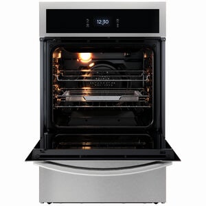 Frigidaire Gallery 24 in. 2.8 cu. ft. Steam Gas Single Wall Oven with True European Convection - Stainless Steel, , hires