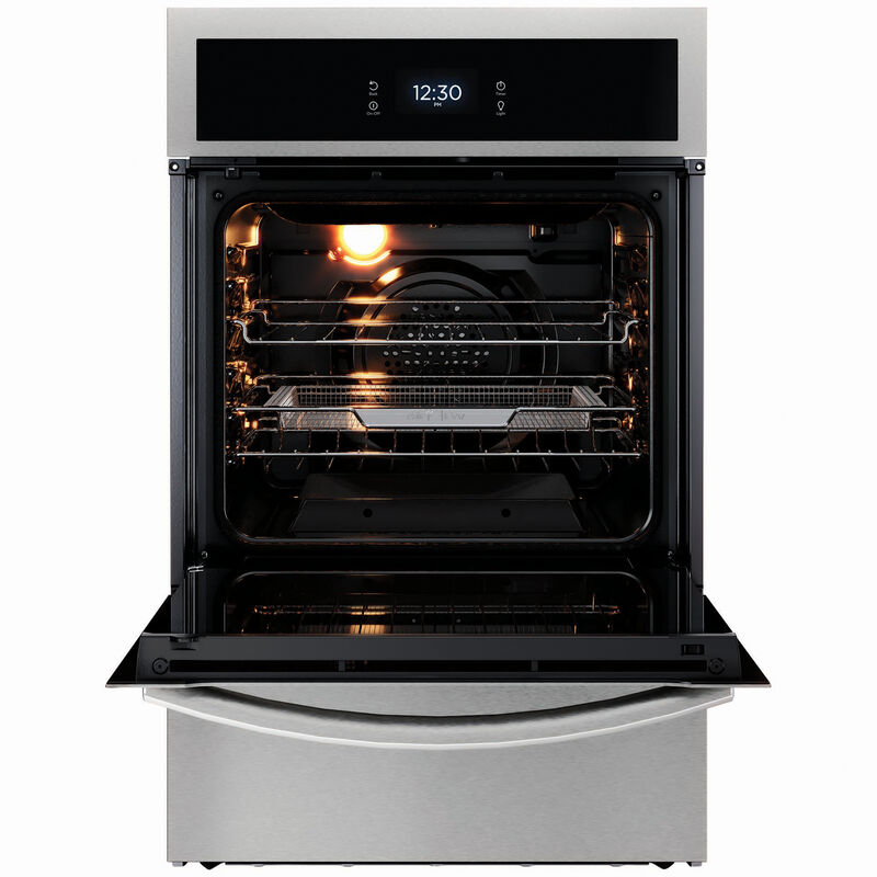 Frigidaire Gallery 24 in. 2.8 cu. ft. Steam Gas Single Wall Oven with True European Convection - Stainless Steel, , hires