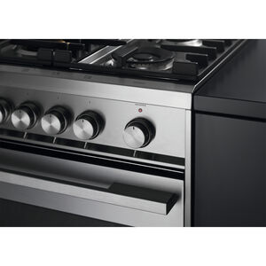 Fisher & Paykel Series 5 Contemporary 36 in. 4.9 cu. ft. Convection Oven Freestanding Dual Fuel Range with 5 Sealed Burners - Stainless Steel, , hires