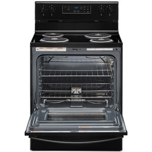 Whirlpool 30 in. 4.8 cu. ft. Electric Range with Coil Burners - Black, Black, hires
