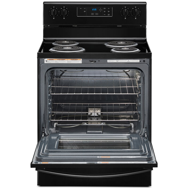 Whirlpool 30 in. 4.8 cu. ft. Electric Range with Coil Burners - Black, Black, hires