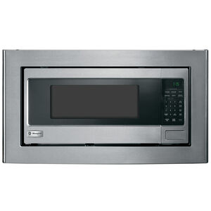 GE Optional 30 in. Built-In Trim Kit for Microwaves (Counter Top) - Stainless Steel, , hires