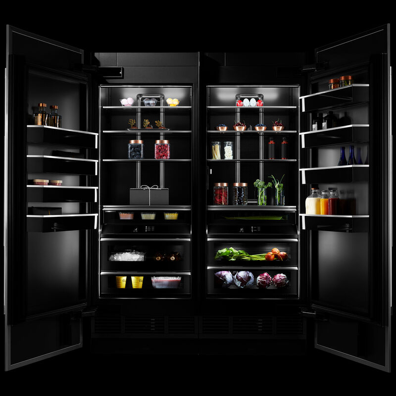 JennAir 30 in. 17.0 cu. ft. Built-in Smart Triple-Drawers Upright Freezer with Ice-Maker & Adjustable Shelves - Custom Panel Ready, , hires