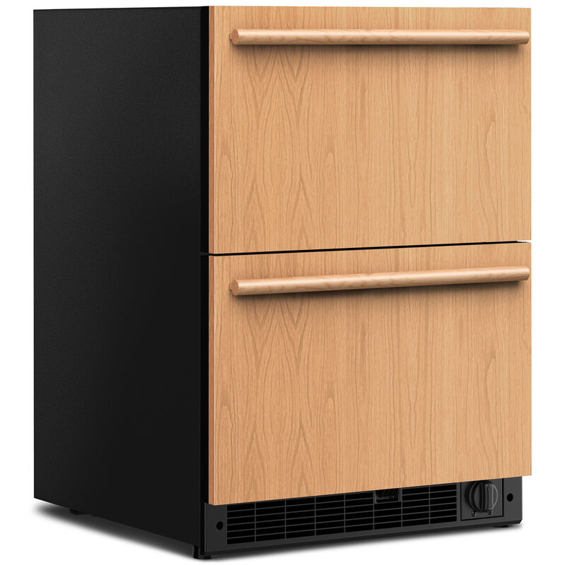KitchenAid 24 in. 4.3 cu. ft. Double Refrigerator & Freezer Drawers - Custom Panel Ready, , hires
