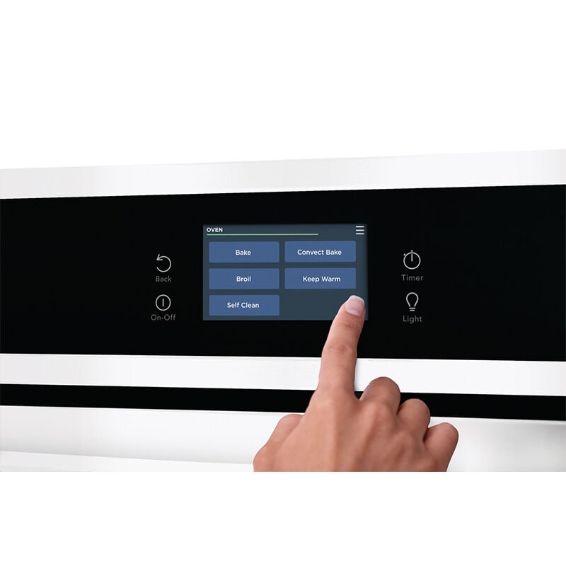 Frigidaire 27 in. 3.8 cu. ft. Electric Single Wall Oven with Standard Convection - White, White, hires