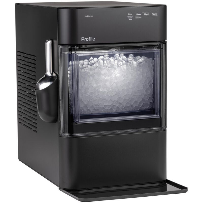 GE Profile 11 in. Smart Ice Maker with 3 lb. Ice Storage, Auto Defrost & Digital Control - Carbon Black, , hires