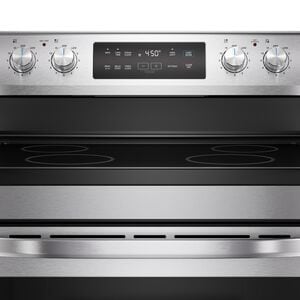 Midea 30 in. 6.3 cu. ft. Electric Range with Radiant Burners - Stainless Steel, Stainless Steel, hires