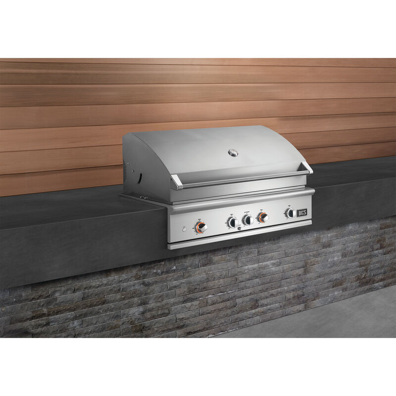 DCS Series 9 48 in. 3-Burner Built-In Liquid Propane Gas Grill with Rotisserie, Sear Burner & Smoke Box - Stainless Steel, , hires