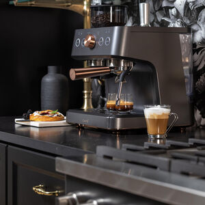 Cafe Bellissimo Semi-Automatic Espresso Machine + Frother - Matte Black, , hires