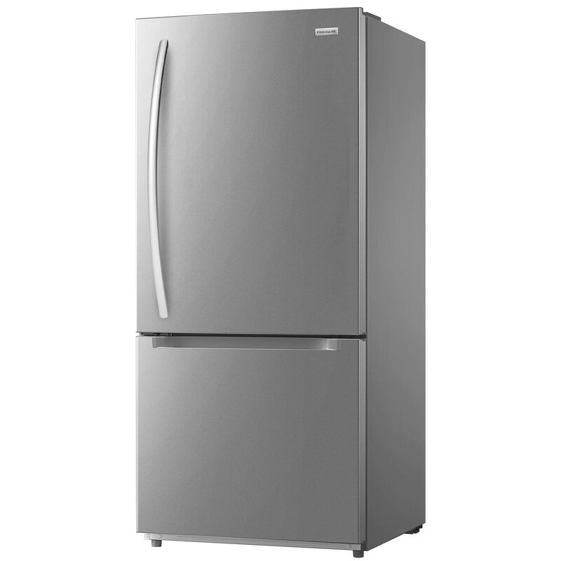 Frigidaire 30 in. 18.7 cu. ft. Garage-Ready Bottom Freezer Refrigerator - Stainless Steel, Stainless Steel, hires