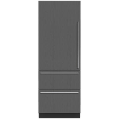 Sub-Zero 30 in. Built-In 15.6 cu. ft. Left- Hinged Counter Depth Bottom Freezer Refrigerator - Custom Panel Ready | DET3050CI-L