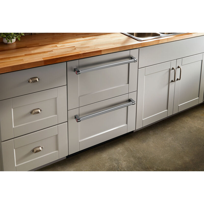 KitchenAid 24 in. 4.4 cu. ft. Double Refrigerator Drawers - Custom Panel Ready, , hires
