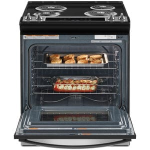 Whirlpool 30 in. 4.8 cu. ft. Electric Range with Coil Burners - Stainless Steel, Stainless Steel, hires