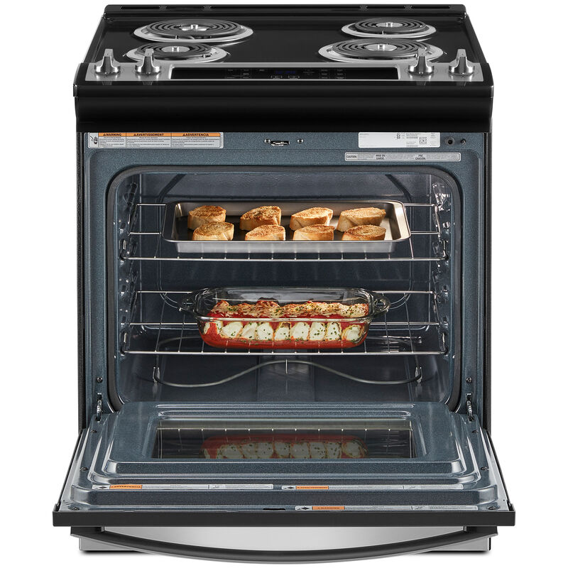 Whirlpool 30 in. 4.8 cu. ft. Electric Range with Coil Burners - Stainless Steel, Stainless Steel, hires