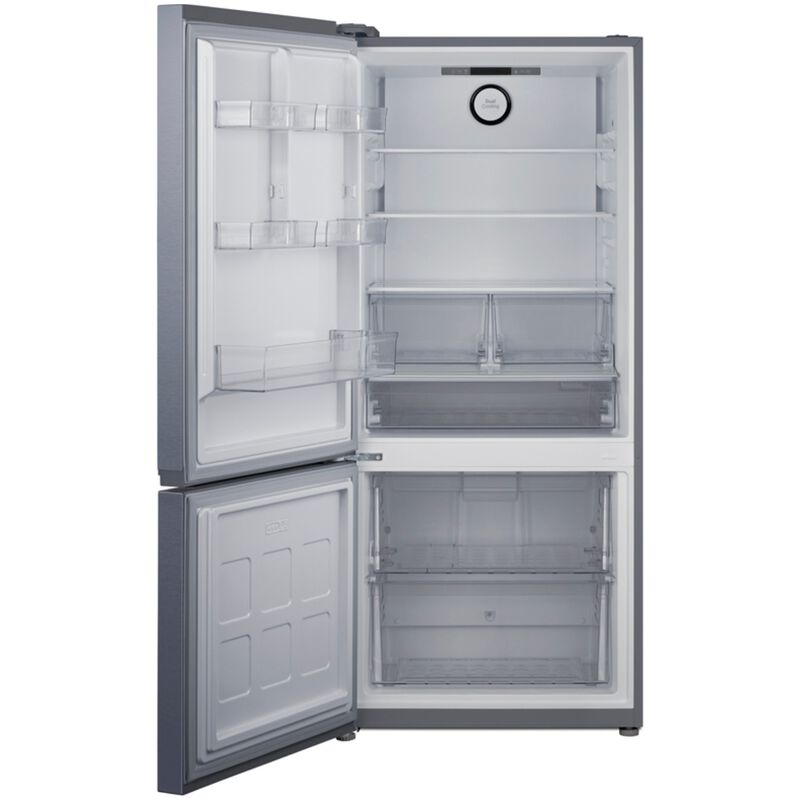 Summit 30 in. 16.1 cu. ft. Counter Depth Left-Hinged Bottom Freezer Refrigerator - Stainless Steel, , hires
