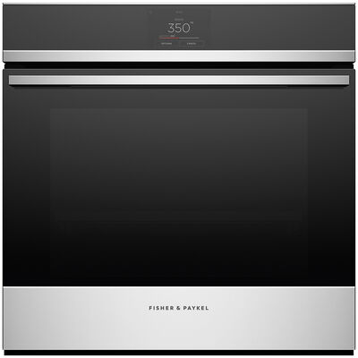 Fisher & Paykel Series 9 24 in. 3.0 cu. ft. Electric Smart Wall Oven with Standard Convection & Self Clean - Stainless Steel | OB24SDPTX1
