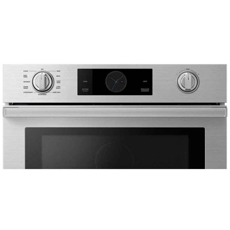 Dacor Transitional 30 in. 4.8 cu. ft. Smart Steam Electric Single Wall Oven with Dual Convection - Silver Stainless, , hires