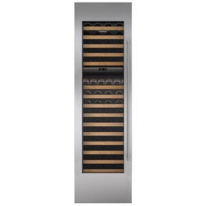 Sub-Zero Designer Series Wine Storage 24 in. Left Hinge Stainless Steel Glass Door Panel with Tubular Handle, , hires