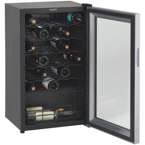 Avanti 20 in. Freestanding Wine Cooler with Wire Racks, Single Temperature Zone & 34 Bottle Capacity - Platinum, , hires