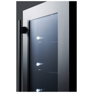 Summit Classic Collection 18 in. 2.9 cu. ft. Built-In/Freestanding Beverage Center with Adjustable Shelves & Digital Control - Stainless Steel, , hires