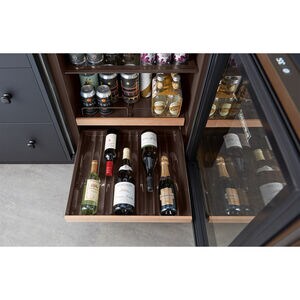 Sub-Zero Designer Series 24 in. 5.5 cu. ft. Built-In Undercounter Beverage Center with Adjustable Shelves & Digital Control Right Hinged - Custom Panel Ready, , hires