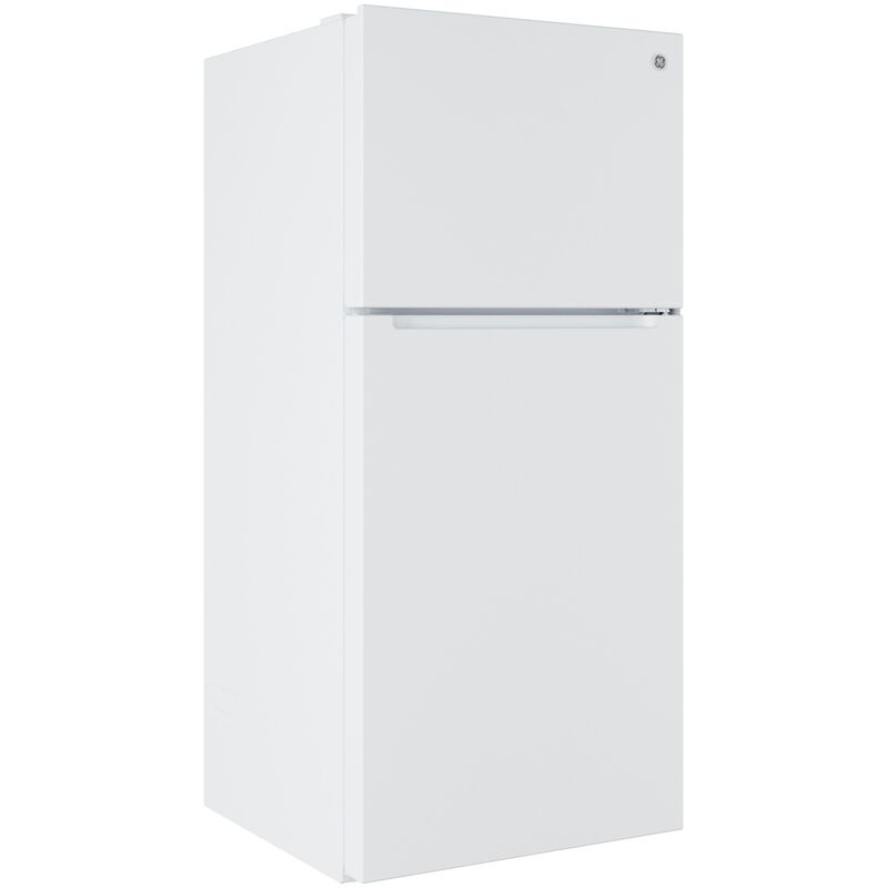 GE 30 in. 21.0 cu. ft. Garage-Ready Top Freezer Refrigerator - White, White, hires
