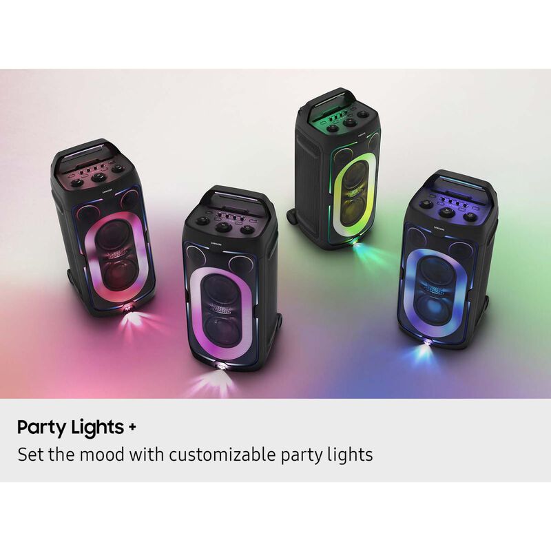 Samsung Sound Tower Portable Party Speaker with Built-in Battery & Wheels - Black, , hires