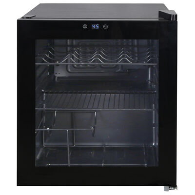 Avanti 17 in. 1.6 cu. ft.Freestanding Beverage Center with Fixed Shelves & Digital Control - Black | WBC16Z1B-IS