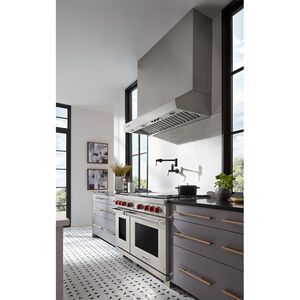 Wolf 42 in. Ducted Canopy Pro Style Style Range Hood with 2 LED Lights - Stainless Steel, , hires