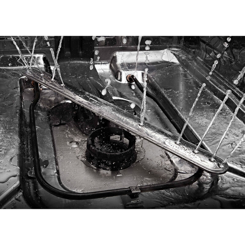 JennAir Noir 24 in. Top Control Dishwasher with 39 dBa Sound Level, 3rd-Rack & Precision Dry Plus Option - Stainless Steel, , hires