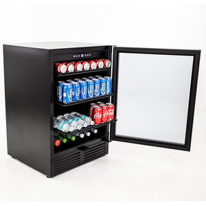 Avanti 24 in. 5.0 cu. ft. Built-In/Freestanding Beverage Center with Adjustable Shelves & Digital Control - Stainless Steel, , hires
