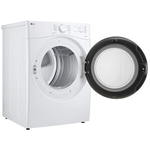 LG 27 in. 7.4 cu. ft. Smart Stackable Electric Dryer with Sensor Dry & AI Dry - White, , hires