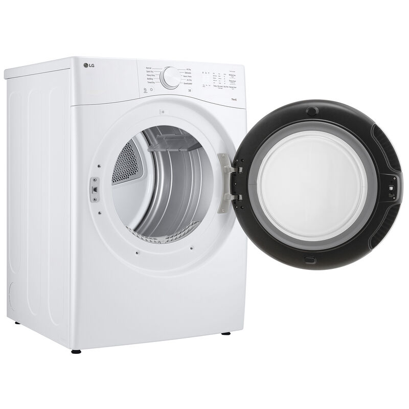LG 27 in. 7.4 cu. ft. Smart Stackable Electric Dryer with Sensor Dry & AI Dry - White, , hires