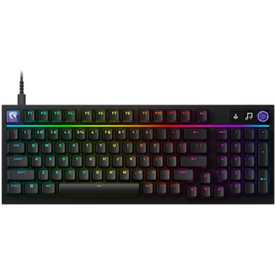 Logitech G316 X 98 Wired RGB LIGHTSYNC Gaming Keyboard with Tactile Switches - Black | 920-014183