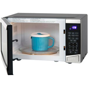 Avanti 19 in. 0.9 cu. ft. 900W Countertop Microwave - Stainless Steel, , hires