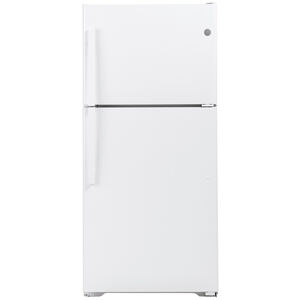 GE 30 in. 19.2 cu. ft. Top Freezer Refrigerator - White, White, hires
