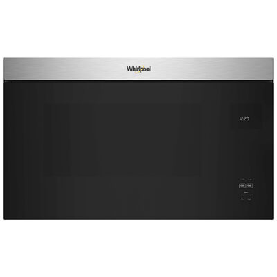 Whirlpool 30 in. 1.1 cu. ft. Over-the-Range Microwave with 10 Power Levels, 300 CFM & Sensor Cooking Controls - Fingerprint Resistant Stainless Steel | WMMF5930PZ