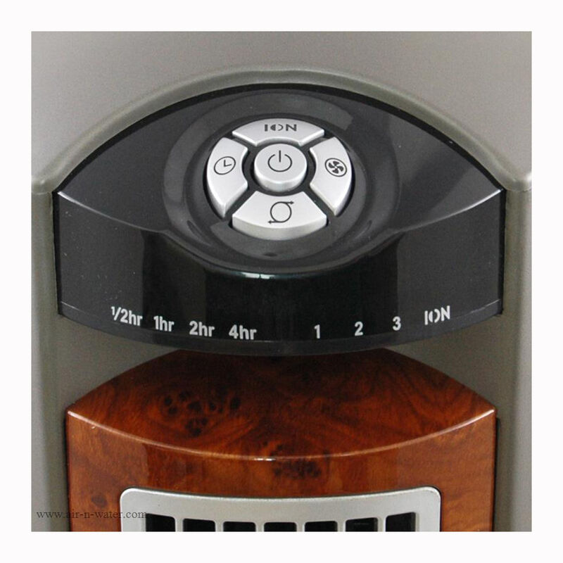 Lasko 43 in. Oscillating Tower Fan with 3 Speed Settings, Ionizer & Remote Control - Wood Grain, , hires