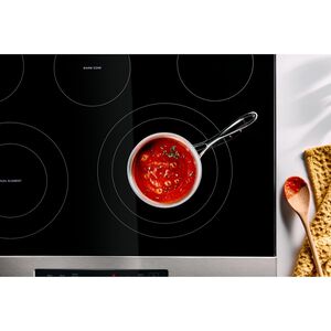 Whirlpool 30 in. 5.3 cu. ft. Smart Air-Fry Standard Convection Electric Range with Radiant Burners - Black, , hires