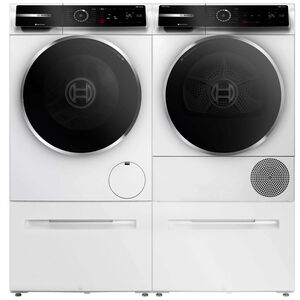 Bosch 500 Series 24 in. 4.0 cu. ft. Smart Stackable Ventless Electric Dryer with Heat Pump, Sensor Dry, Sanitize & Steam Cycle - White, , hires