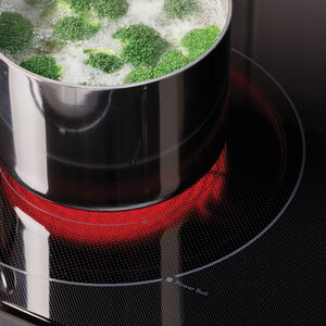 GE 30 in. 5.3 cu. ft. Smart Air Fry Standard Convection Electric Range with Radiant Burners - Stainless Steel, , hires