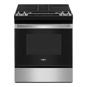 Whirlpool 30 in. 5 cu. ft. Slide-In Gas Range with 4 Sealed Burners - Stainless Steel, Stainless Steel, hires