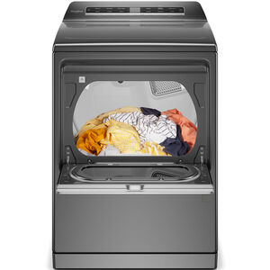Whirlpool 27 in. 7.4 cu. ft. Smart Gas Dryer with Sensor Dry, Sanitize & Steam Cycle - Chrome Shadow, , hires